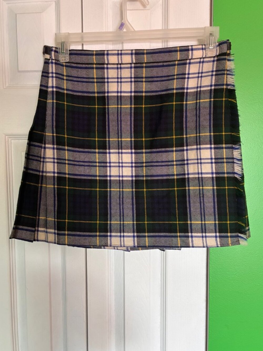 Vintage Borderglen Authentic Wool Scottish Kilt Gordon Tartan